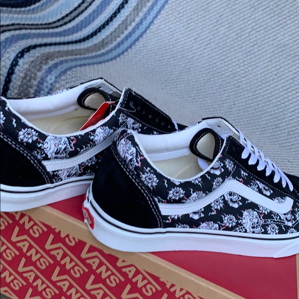 ••VANS OLD SKOOL FLASH SKULLS MULTI/TRWHT MEN’S - Picture 11 of 16